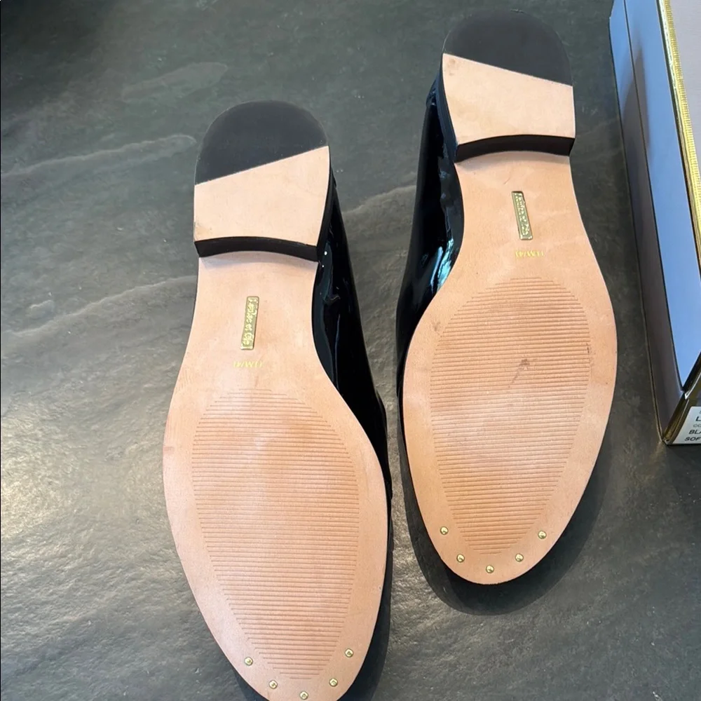 Louise et Cie Black Patent Penny Loafers - Picture 2 of 5
